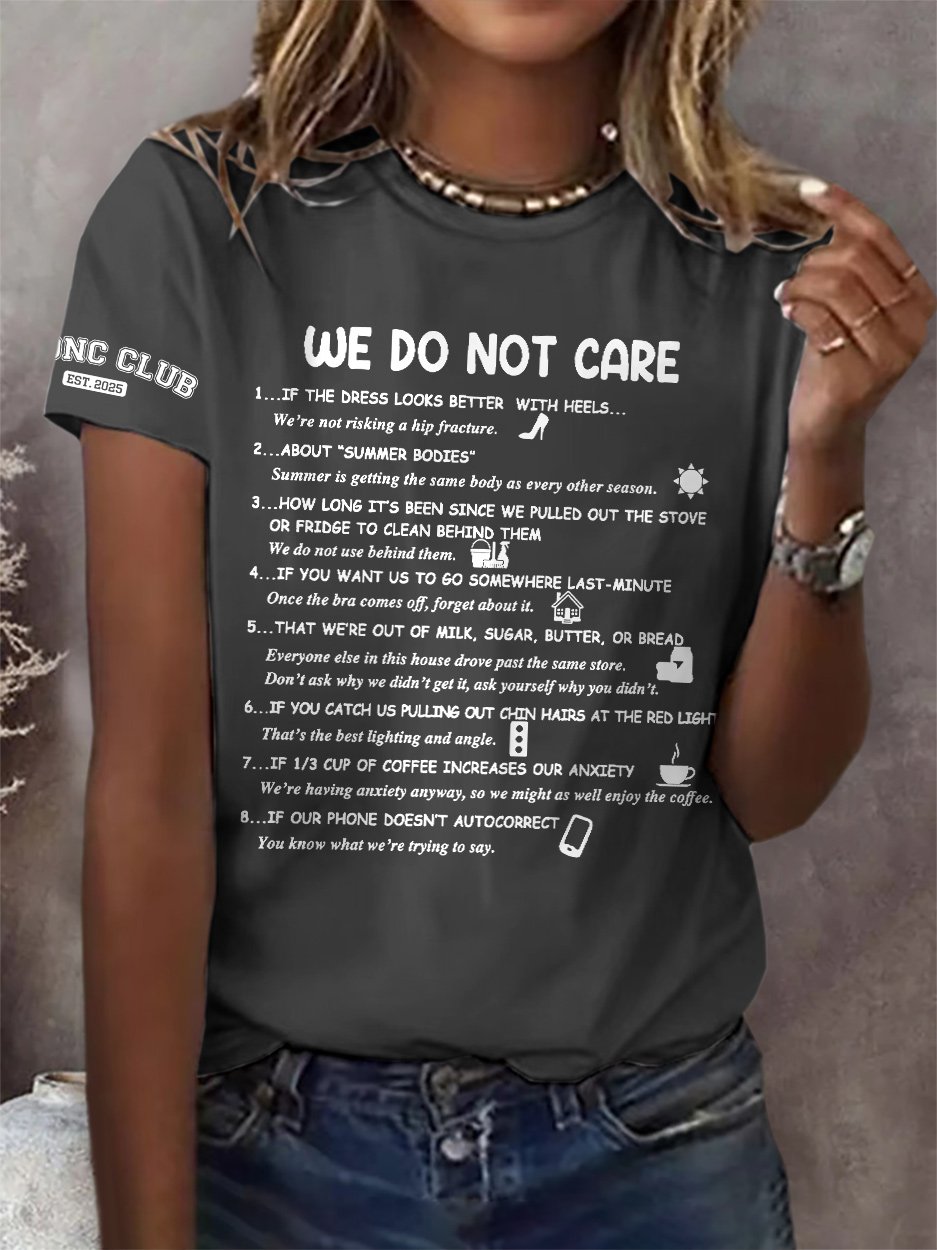 🔥Buy 3 Get 15% Off🔥Retro Funny WDNC Club Menopause Perimenopause Print T-Shirt