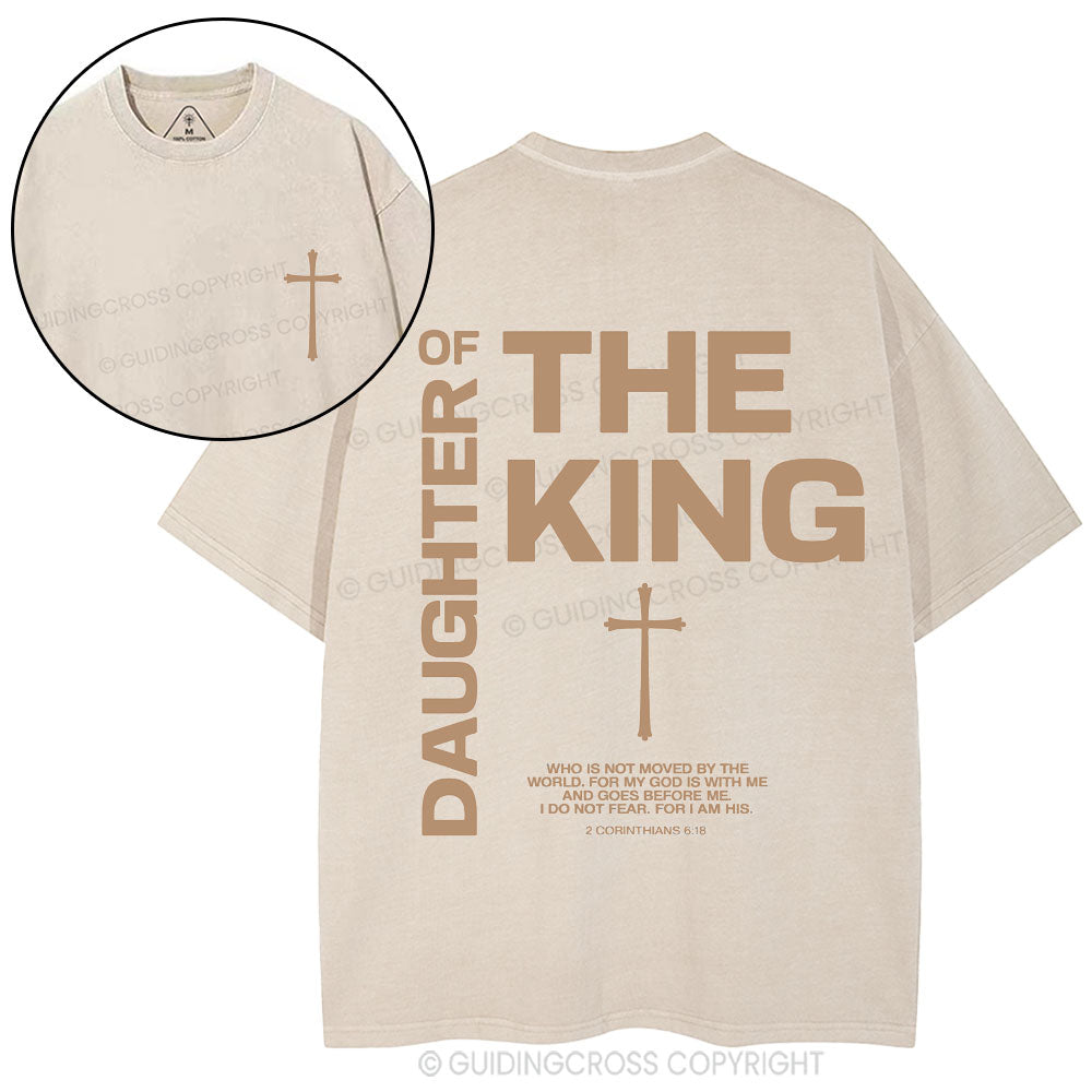 Daughter Of The King Christian Washed T-Shirt