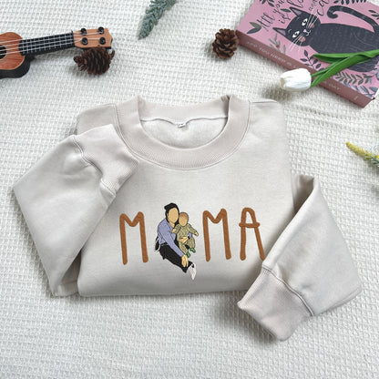 Personalised Mum Embroidered Sweatshirt