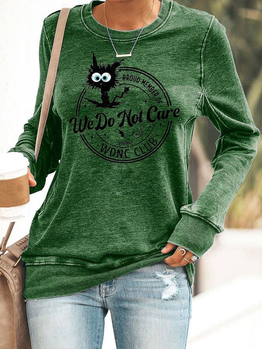 🔥Buy 3 Get 15% Off🔥Retro Funny Proud Member Of WDNC Club Menopause Perimenopause Print Sweatshirt