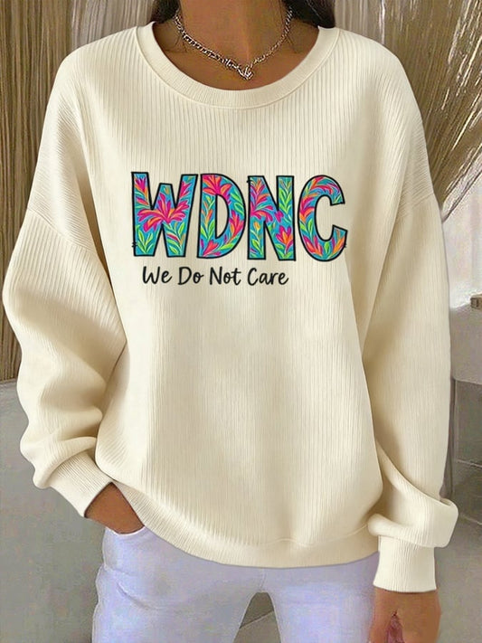 🔥Buy 3 Get 15% Off🔥Retro Funny Proud Member Of WDNC Club Menopause Perimenopause Print Casual Sweatshirt