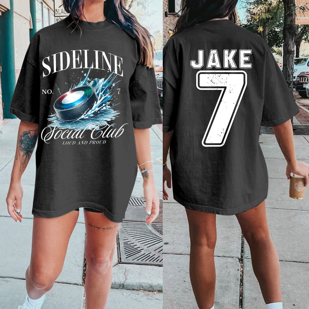 Custom Baseball/Softball/Football/Soccer/Hockey Mom Shirt, Mom Baseball/Softball/Football/Soccer Tee, Sports Mom Tee,Custom Comfort Colors Tee