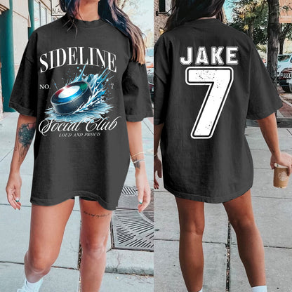 Custom Baseball/Softball/Football/Soccer/Hockey Mom Shirt, Mom Baseball/Softball/Football/Soccer Tee, Sports Mom Tee,Custom Comfort Colors Tee