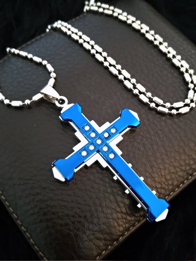 Men's Street Trend Cross Necklace