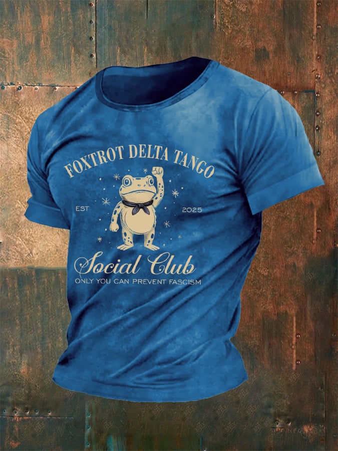 🔥Buy 3 Get 15% Off🔥Men's Resist Portland Frog  Print Casual T-Shirt