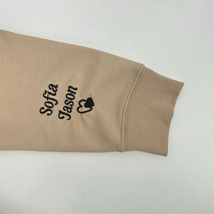 Custom Mama Embroidered Sweatshirt With Children's Names