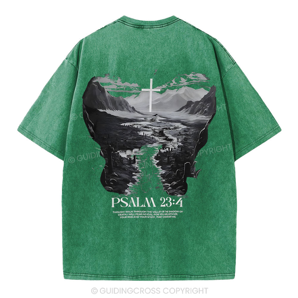 Fear No Evil  Christian Washed T-Shirt