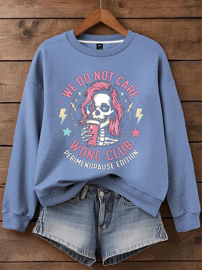 🔥Buy 3 Get 15% Off🔥Women's  WDNC Menopause And Perimenopause Print Sweatshirt