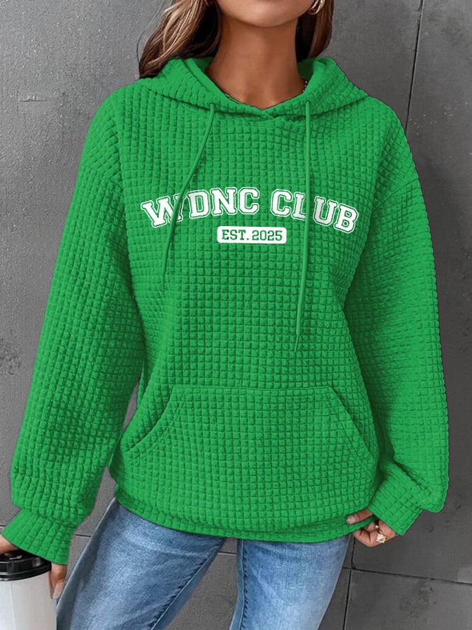 🔥Buy 3 Get 15% Off🔥Retro Funny Funny WDNC Club Est. 2025 Menopause Perimenopause Print Hoodie