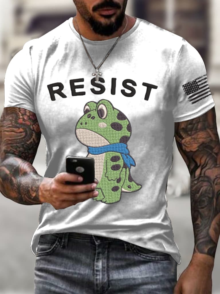 🔥Buy 3 Get 15% Off🔥Men's Frog Resist Print T-shirt