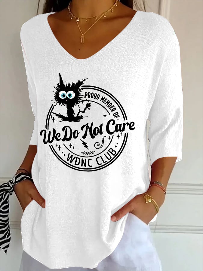 🔥Buy 3 Get 15% Off🔥Retro Funny Proud Member Of WDNC Club Menopause Perimenopause Printed T-Shirt