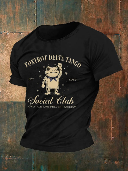 🔥Buy 3 Get 15% Off🔥Men's Resist Portland Frog  Print Casual T-Shirt