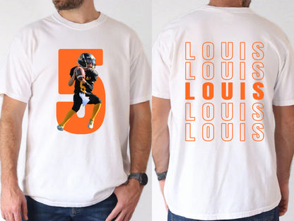 Matching Game Day Tees for Dad & Kids – Custom Football Photo Shirts for Team Spirit!