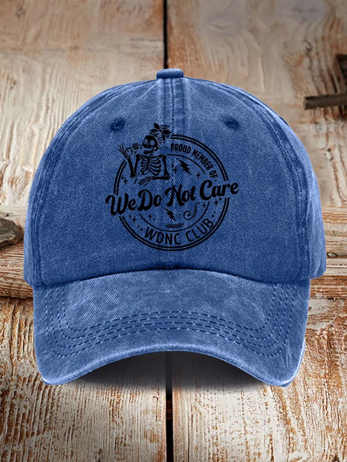 🔥Buy 3 Get 15% Off🔥Retro Funny Proud Member Of WDNC Club Menopause Perimenopause Print Baseball Cap