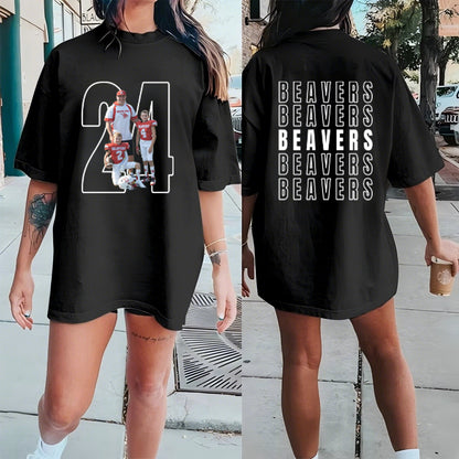Custom Game Day Tee with Multi-Person Photo – Perfect for Football Fans
