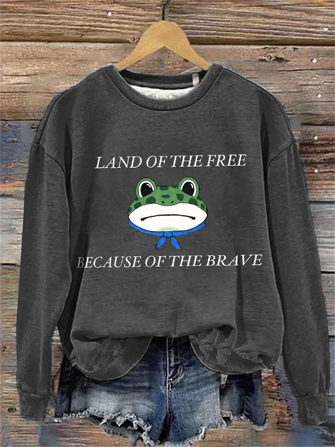 🔥Buy 3 Get 15% Off🔥Women's FDT Print Crew Neck Sweatshirt