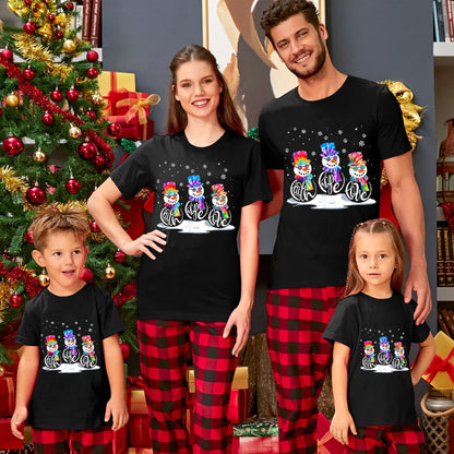 Christmas Faith Hope Love Snowman Family Matching Shirts