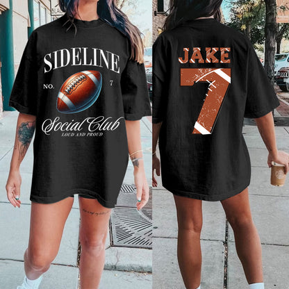 Custom Baseball/Softball/Football/Soccer/Hockey Mom Shirt, Mom Baseball/Softball/Football/Soccer Tee, Sports Mom Tee,Custom Comfort Colors Tee