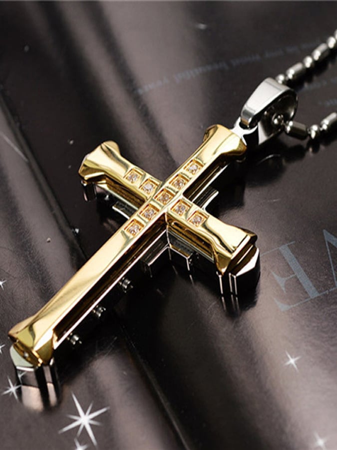 Men's Street Trend Cross Necklace