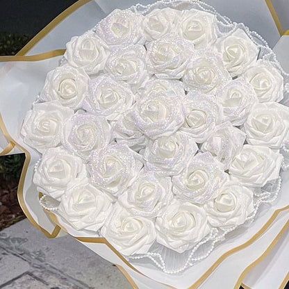 💕Glitter Rose Bouquet💕 - Best Gift to Couples (Never Wither)