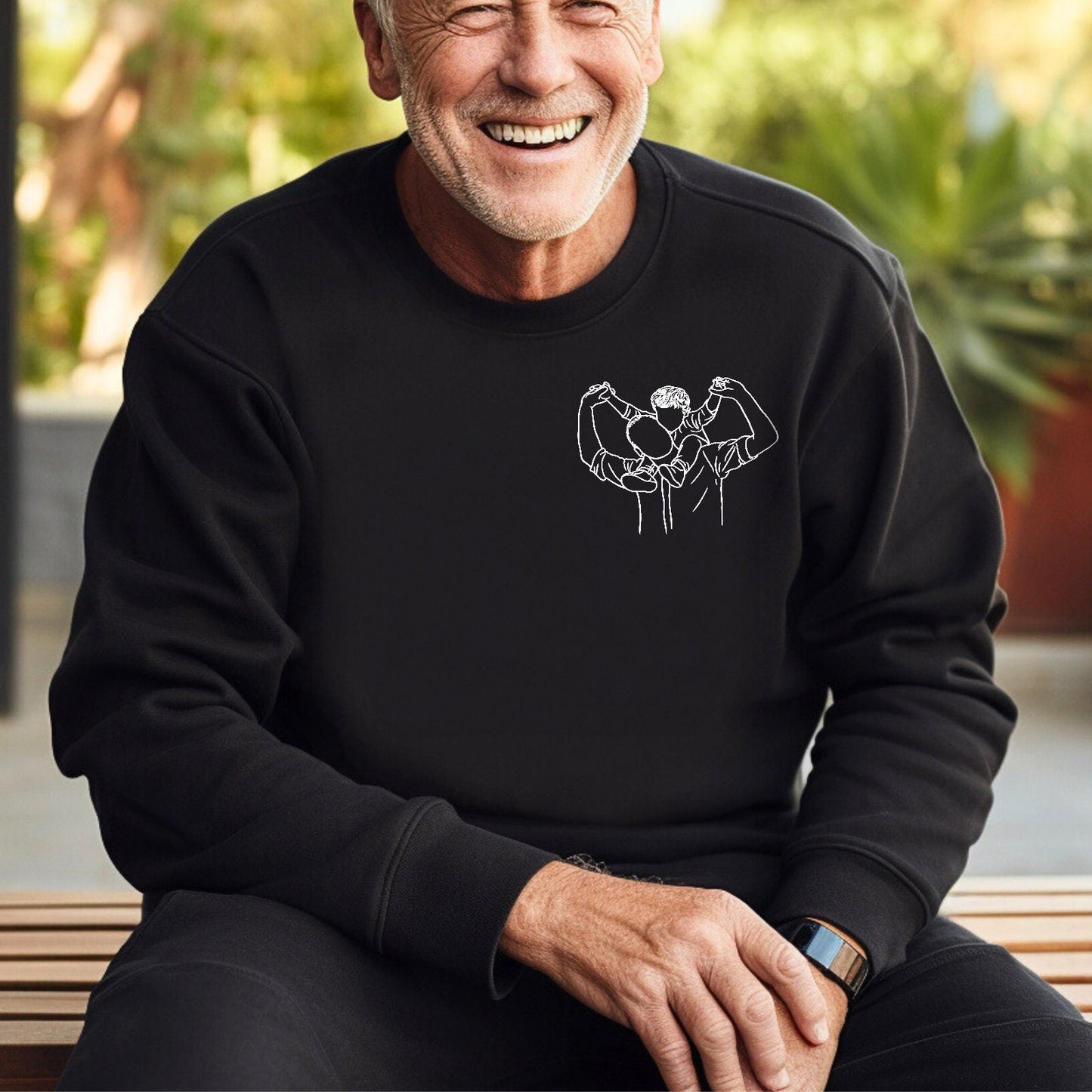 To My Man - Custom Photo Embroidery Shirt