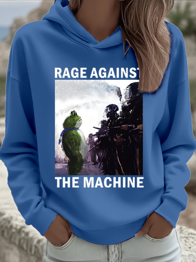 🔥Buy 3 Get 15% Off🔥Women's FDT Printed Hooded Sweatshirt