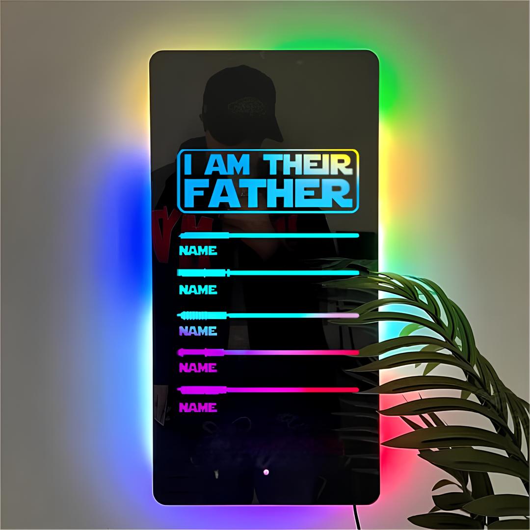 🔥2025 Father's Day Hot Sale🔥DAD's Lightsaber Mirror Lamp