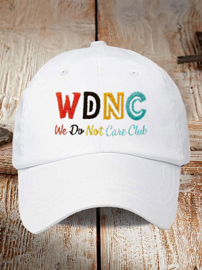 🔥Buy 3 Get 15% Off🔥Unisex  Retro Funny WDNC We Do Not Care Club Menopause Perimenopause Print Baseball Cap