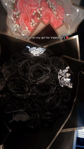 💕Glitter Rose Bouquet💕 - Best Gift to Couples (Never Wither)