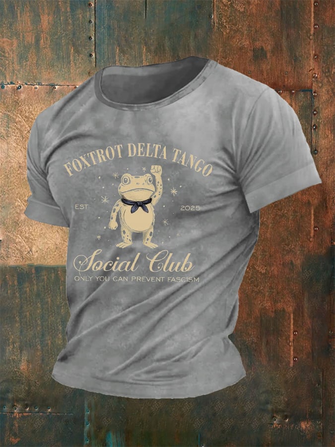 🔥Buy 3 Get 15% Off🔥Men's Resist Portland Frog  Print Casual T-Shirt