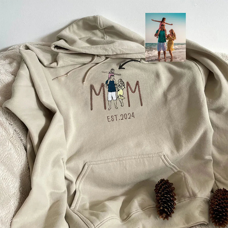 Personalised Mum Embroidered Sweatshirt
