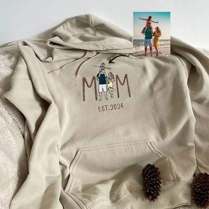 Personalised Mum Embroidered Sweatshirt