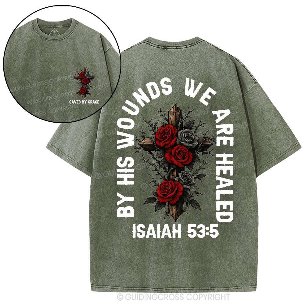 Saved By Grace Christian Washed T-Shirt
