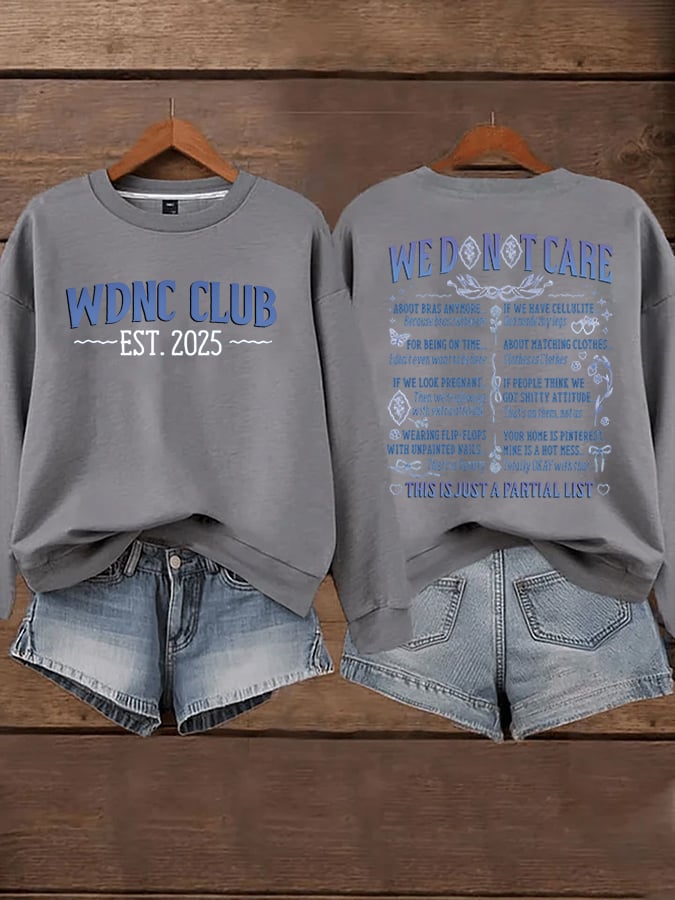 🔥Buy 3 Get 15% Off🔥Women's  WDNC Menopause And Perimenopause Print Sweatshirt