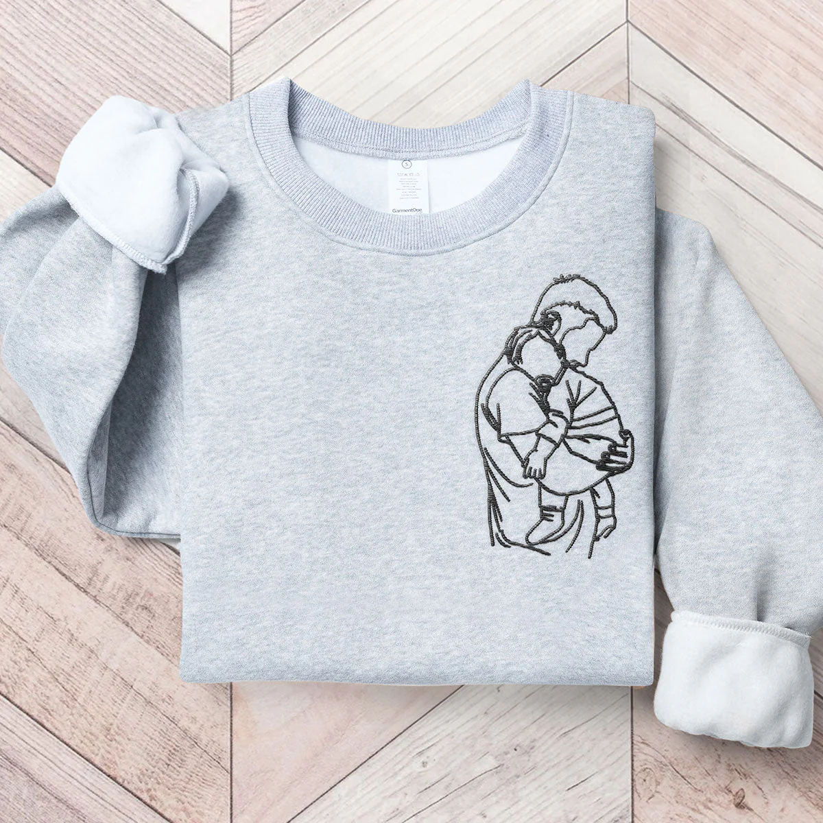 To My Man - Custom Photo Embroidery Shirt