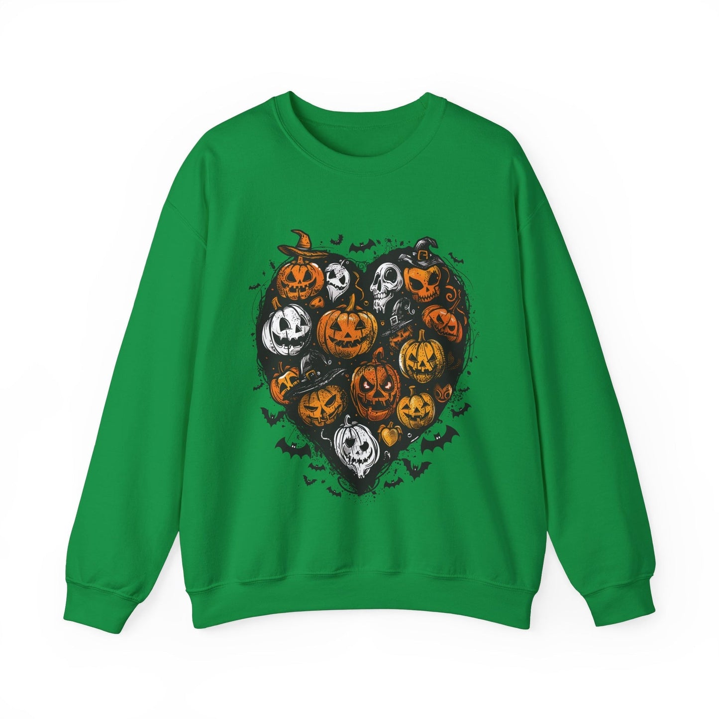 Custom Embroidered Halloween Spooky Doodles Pumpkin Ghost Sweatshirt | Halloween Gift