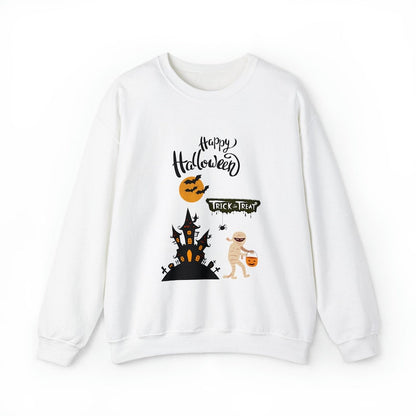 Custom Embroidered Halloween Fun Trick or Treat Sweatshirt | Halloween Gift