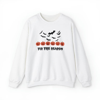 Custom Embroidered Halloween Tis The Season Halloween Sweatshirt | Halloween Gift