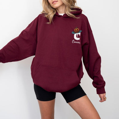 Custom Personalized Halloween Family Sweatshirt with Custom Name