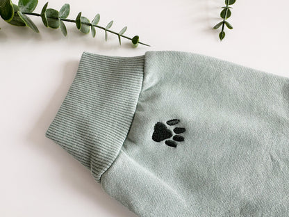 Custom Embroidered Dog Portrait Photo Hoodie | Gifts for Pet Lovers