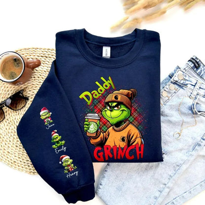 Custom Christmas Movie Characters Mama and Daddy Sweatshirt