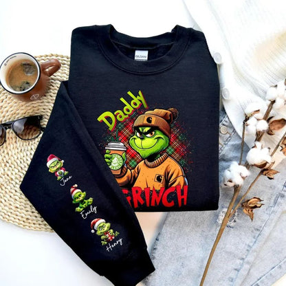 Custom Christmas Movie Characters Mama and Daddy Sweatshirt