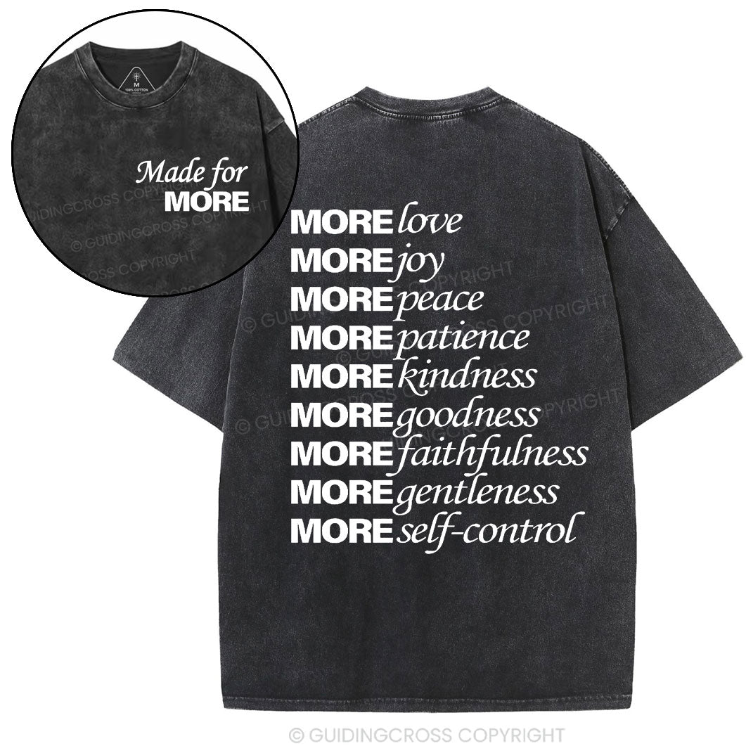 Made For More Christian Washed T-Shirt