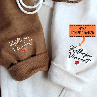 Custom Embroidered Halloween Cowboy Ghost Spooky Season Hoodies For Couples